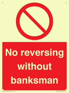 No reversing without banksman